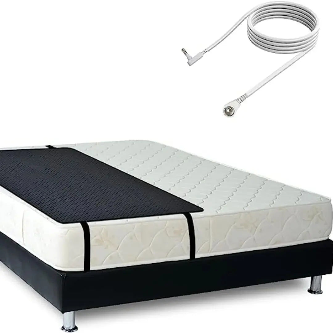 Grounding Leather Conductive Mattress Pad for Better Sleep & Reduce Stress