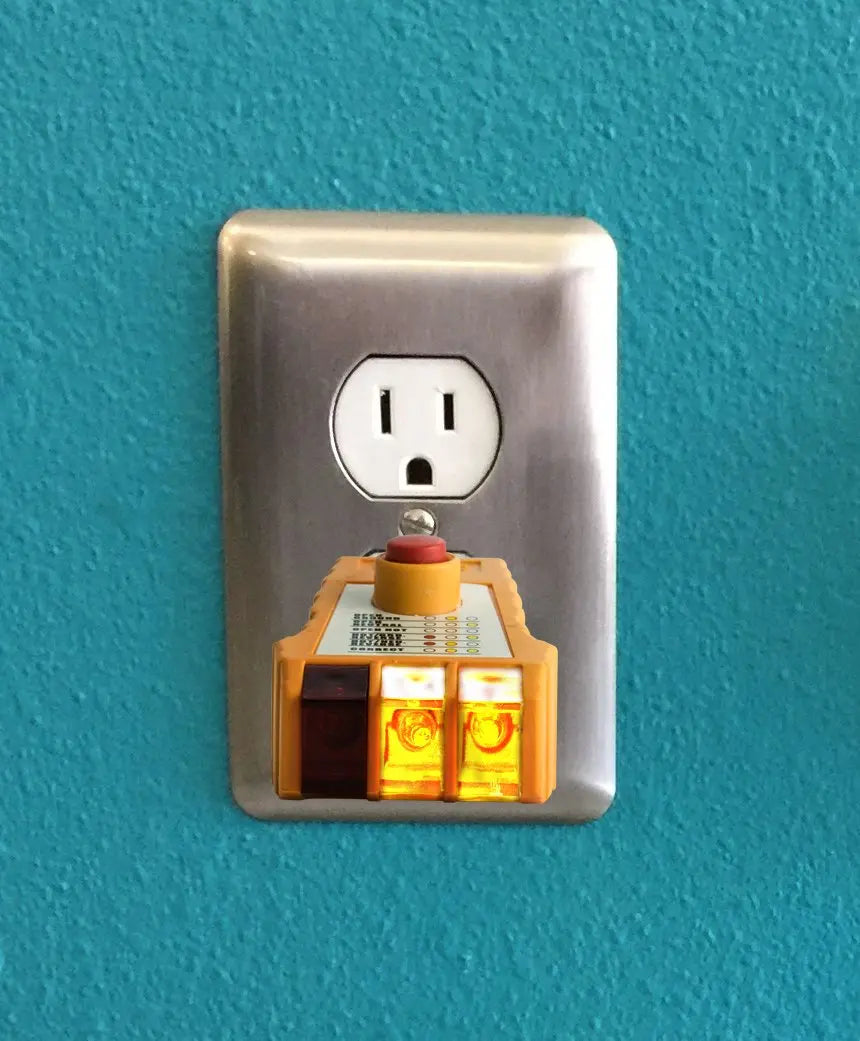 Portable Plug Outlet Circuit Tester for Grounding