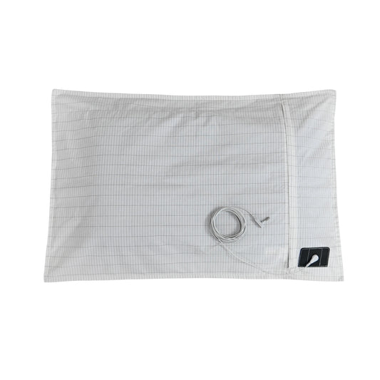 Grounding Pillow Case With Conductive Silver Fiber Organic Cotton Earthing