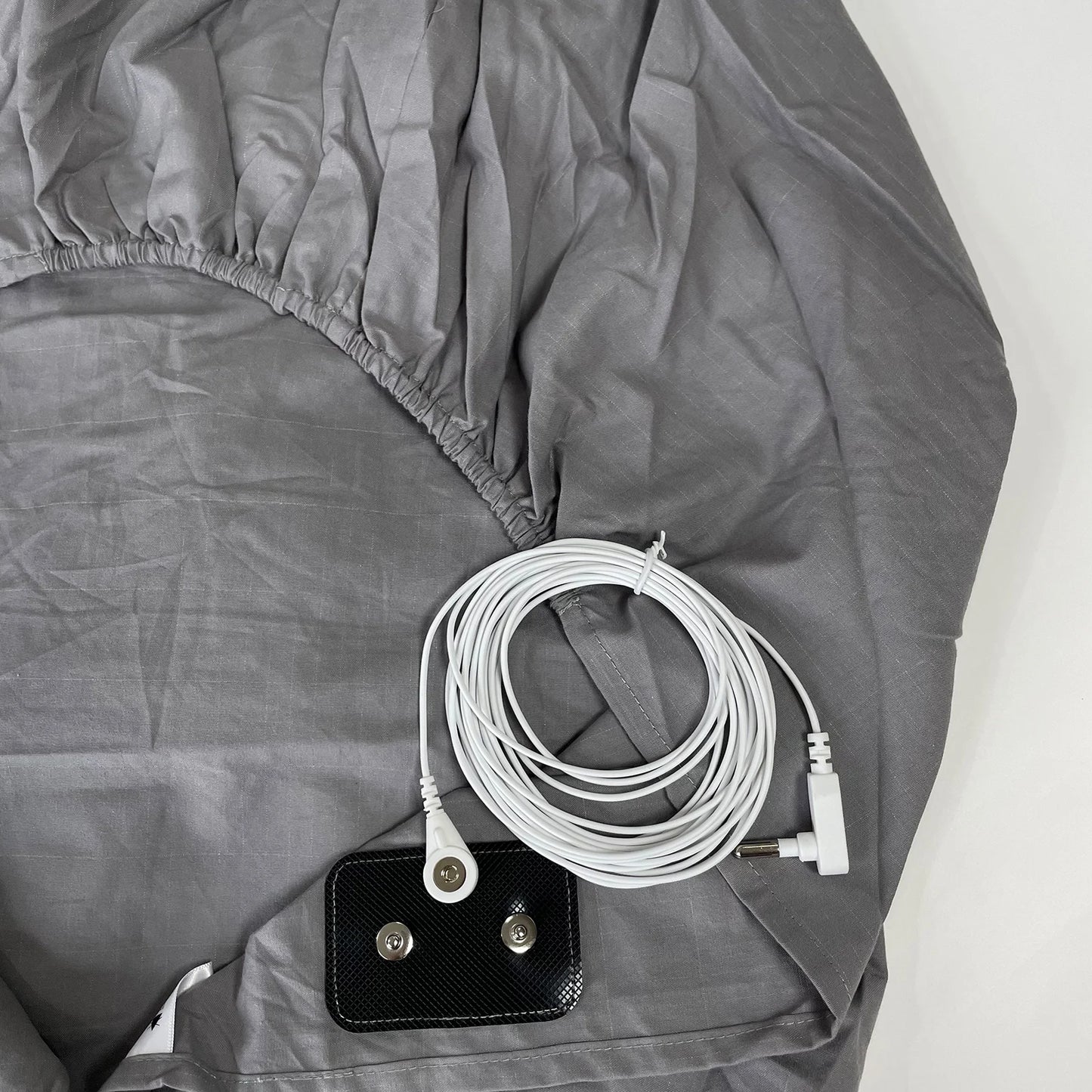 Grounding Bed Sheet With 10% Conductive Silver Fiber Organic Cotton